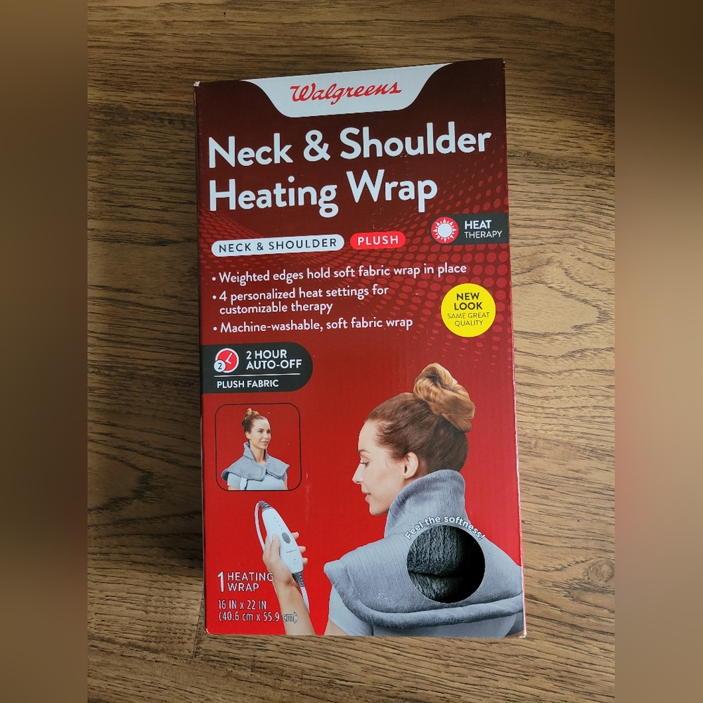 Walgreens Neck and Shoulder Heating Wrap - 853612. (D6)